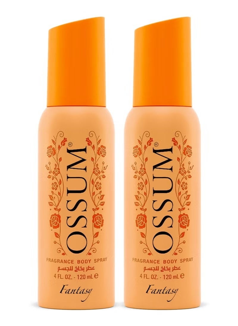 أوسوم بخاخ معطر للجسم 120 مل – فانتاسي - 2 حبة